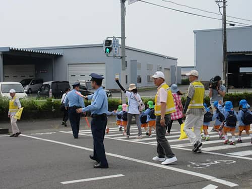 仁比山保育園 避難訓練支援